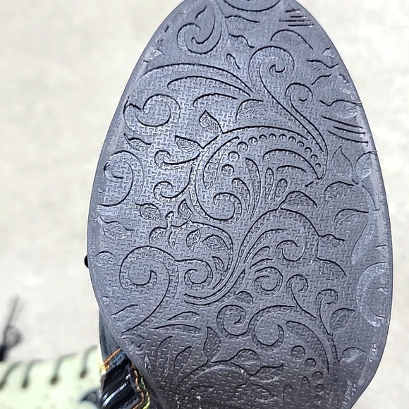 Womens Rare L’Artiste JULE leather boots sz. 8 Spring Step. Front lace, side zip - Picture 8 of 13